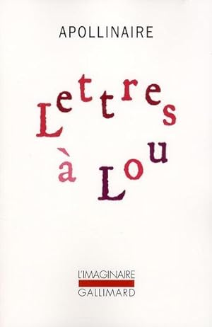 Seller image for Lettres  Lou for sale by Chapitre.com : livres et presse ancienne