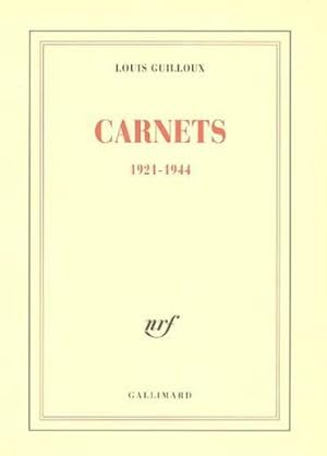 Seller image for carnets (1921-1944) for sale by Chapitre.com : livres et presse ancienne