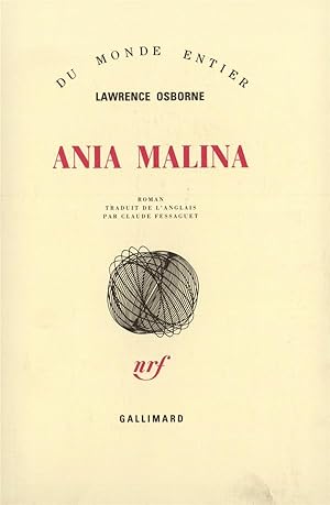 Image du vendeur pour Ania Malina mis en vente par Chapitre.com : livres et presse ancienne