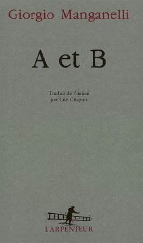 Image du vendeur pour A et B mis en vente par Chapitre.com : livres et presse ancienne