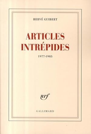Seller image for Articles intrpides for sale by Chapitre.com : livres et presse ancienne
