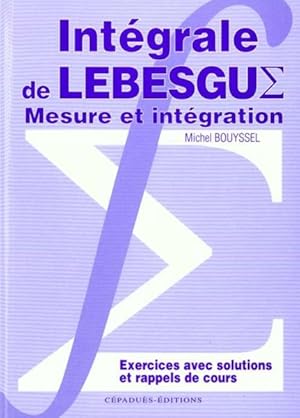 Intégrale de Lebesgue