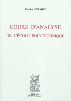 cours d'analyse de l'école polytechnique