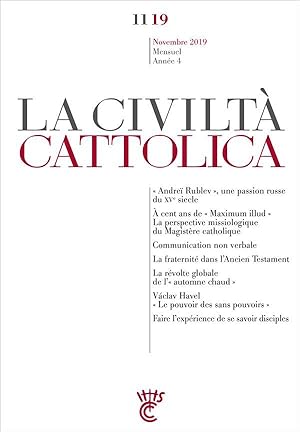 la civiltà cattolica ; novembre 2019