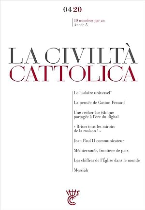 la civiltà cattolica : avril 2020