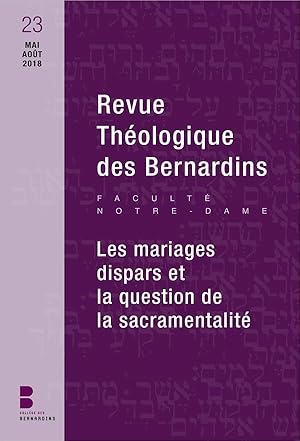 revue théologique des Bernardins n.23 : utilitas suis deciperet