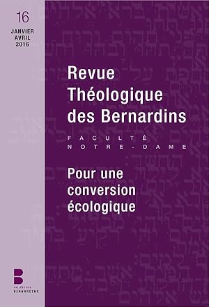 revue théologique des Bernardins n.16 : le Christ et l'univers