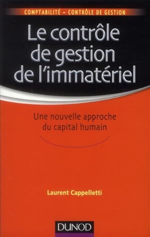 le contrôle de gestion de l'immatériel ; une nouvelle approche du capital humain