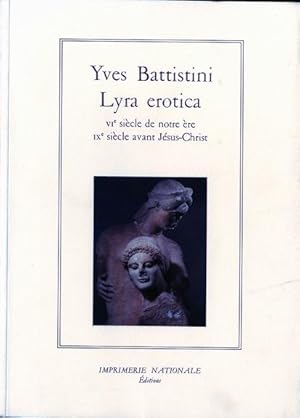 Imagen del vendedor de Lyra erotica a la venta por Chapitre.com : livres et presse ancienne