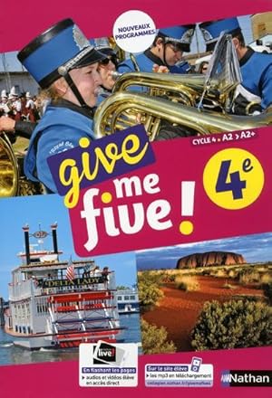 give me five ! : anglais ; 4e ; manuel de l'élève (édition 2017)