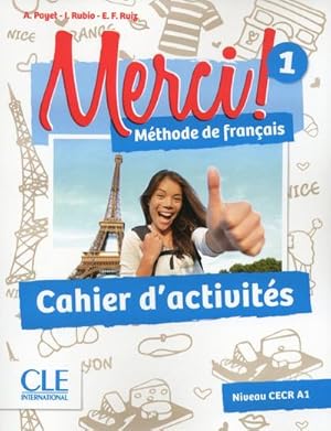 METHODE MERCI Tome 1 : méthode de français ; A1 ; cahier d'activités (édition 2016)