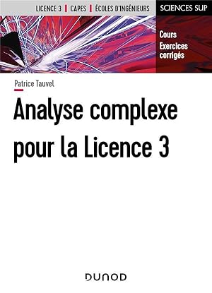 Image du vendeur pour analyse complexe pour la licence 3 mis en vente par Chapitre.com : livres et presse ancienne