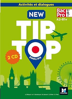 new tip-top english 1re/tle bac pro - ed. 2017 - cd audio