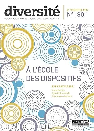 DIVERSITE N.190 ; à l'école des dispositifs