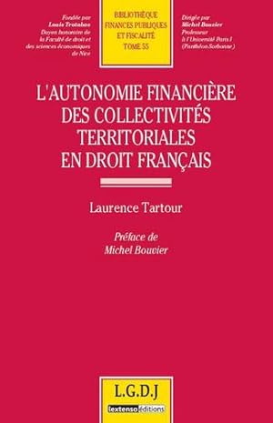 l'autonomie financière des collectivités territoriales en droit français