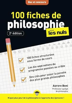 100 fiches de philosophie pour les nuls : concours