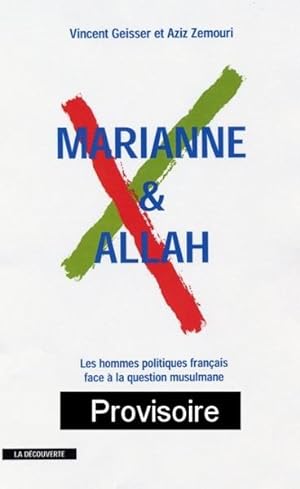 Image du vendeur pour Marianne et Allah mis en vente par Chapitre.com : livres et presse ancienne