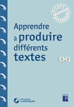 Image du vendeur pour apprendre  produire diffrents textes ; CM1 (dition 2020) mis en vente par Chapitre.com : livres et presse ancienne