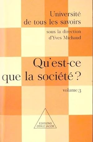 Qu'est-ce que la société ?