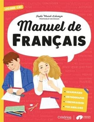manuel de français ; CM1 ; leçons