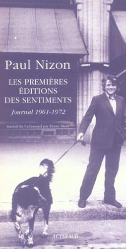 Seller image for Premires ditions des sentiments for sale by Chapitre.com : livres et presse ancienne