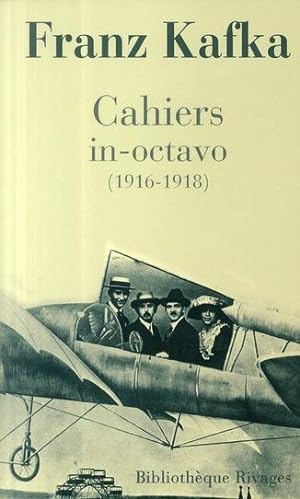 Imagen del vendedor de Cahiers in-octavo a la venta por Chapitre.com : livres et presse ancienne