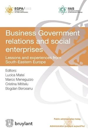 Immagine del venditore per business government relations and social enterprises venduto da Chapitre.com : livres et presse ancienne