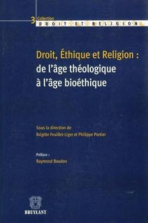 Bild des Verkufers fr droit, thique et religion zum Verkauf von Chapitre.com : livres et presse ancienne