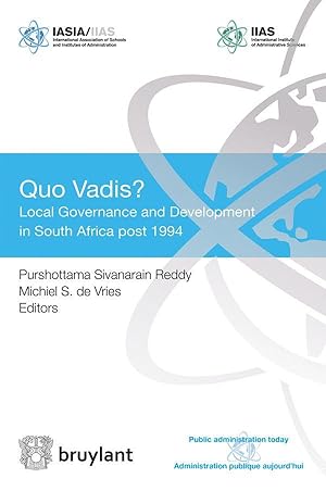 Bild des Verkufers fr quo vadis? local governance and development in South Africa since 1994 zum Verkauf von Chapitre.com : livres et presse ancienne