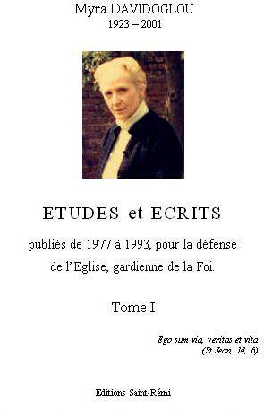 études et écrits publiés de 1977 à 1993, pour la défense de l'église, gardienne de la foi