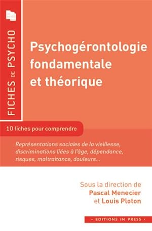 psychogérontologie fondamentale et théorique