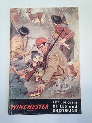 WINCHESTER Retail Price List Rifles and Shotguns 1958.