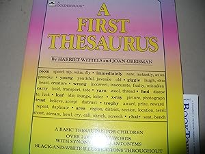 Seller image for A First Thesaurus for sale by Thomas F. Pesce'