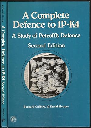 Immagine del venditore per Complete Defence to 1P-K4: A Study of Petroff's Defence venduto da The Book Collector, Inc. ABAA, ILAB