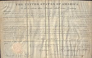 July 1, 1831 Land Grant Document to John Webster [Signed]