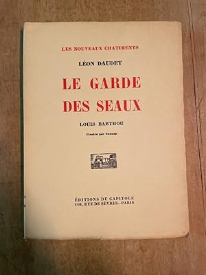 Image du vendeur pour Le garde des seaux, Louis Barthou mis en vente par Librairie des Possibles