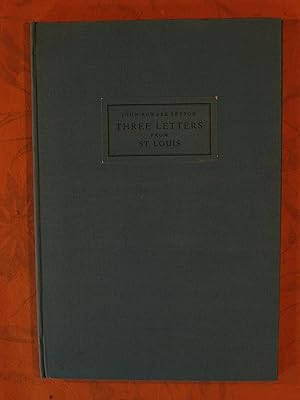 Seller image for Three Letters from St. Louis for sale by Pistil Books Online, IOBA