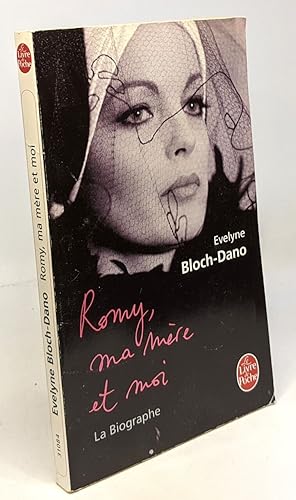 Bild des Verkufers fr Romy ma mre et moi - La Biographe zum Verkauf von crealivres