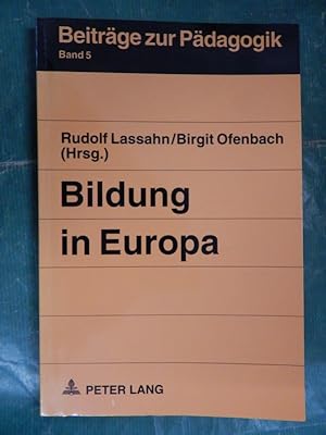 Immagine del venditore per Bildung in Europa venduto da Buchantiquariat Uwe Sticht, Einzelunter.