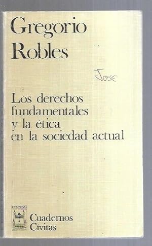 Immagine del venditore per DERECHOS FUNDAMENTALES Y LA ETICA EN LA SOCIEDAD ACTUAL - LOS venduto da Desvn del Libro / Desvan del Libro, SL