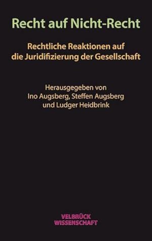 Seller image for Recht auf Nicht-Recht for sale by Rheinberg-Buch Andreas Meier eK