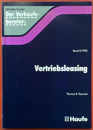 Seller image for Der Verkaufsberater Band 2/1992: Vertriebsleasing for sale by biblion2