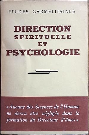 Études Carmelitaines. Direction spirituelle et psychologie.