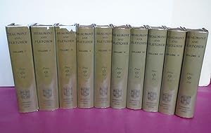 THE WORKS OF FRANCIS BEAUMONT AND JOHN FLETCHER Cambridge English Classics Complete 10 volume Set