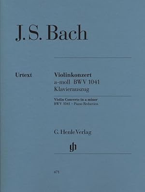 Bild des Verkufers fr Konzert fr Violine und Orchester a-moll BWV 1041 zum Verkauf von moluna