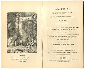 Bild des Verkufers fr Aladdin; or, The Wonderful Lamp: a grand romantic spectacle, in two acts. zum Verkauf von Jarndyce, The 19th Century Booksellers