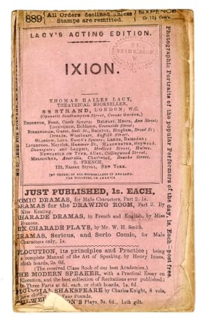 Bild des Verkufers fr Ixion; or, The Man at the Wheel. An original extravaganza. zum Verkauf von Jarndyce, The 19th Century Booksellers