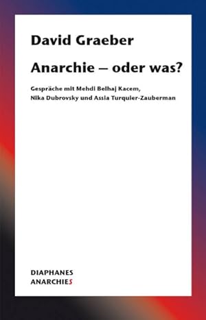 Anarchie - oder was? Gespräche mit Mehdi Belhaj Kacem, Nika Dubrovsky und Assia Turquier-Zauberman