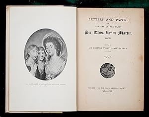 Bild des Verkufers fr Letters and Papers of Admiral of the Fleet Sir Thos. Byam Martin GCB, Volume I zum Verkauf von Chesil Books
