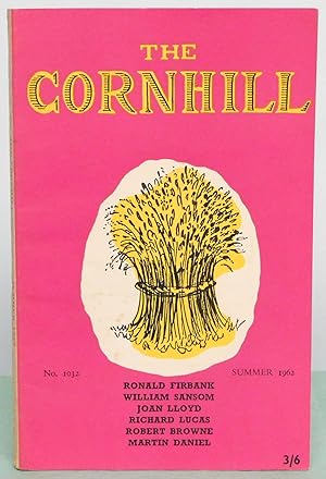 Immagine del venditore per The Cornhill No. 1032 Summer 1962 venduto da Argyl Houser, Bookseller
